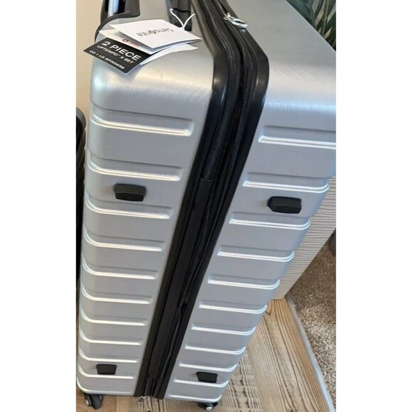 SAMSONITE Uptempo Hardside 1 Piece Large Spinner Silver 28” Luggage Suitcase - Picture 4 of 8